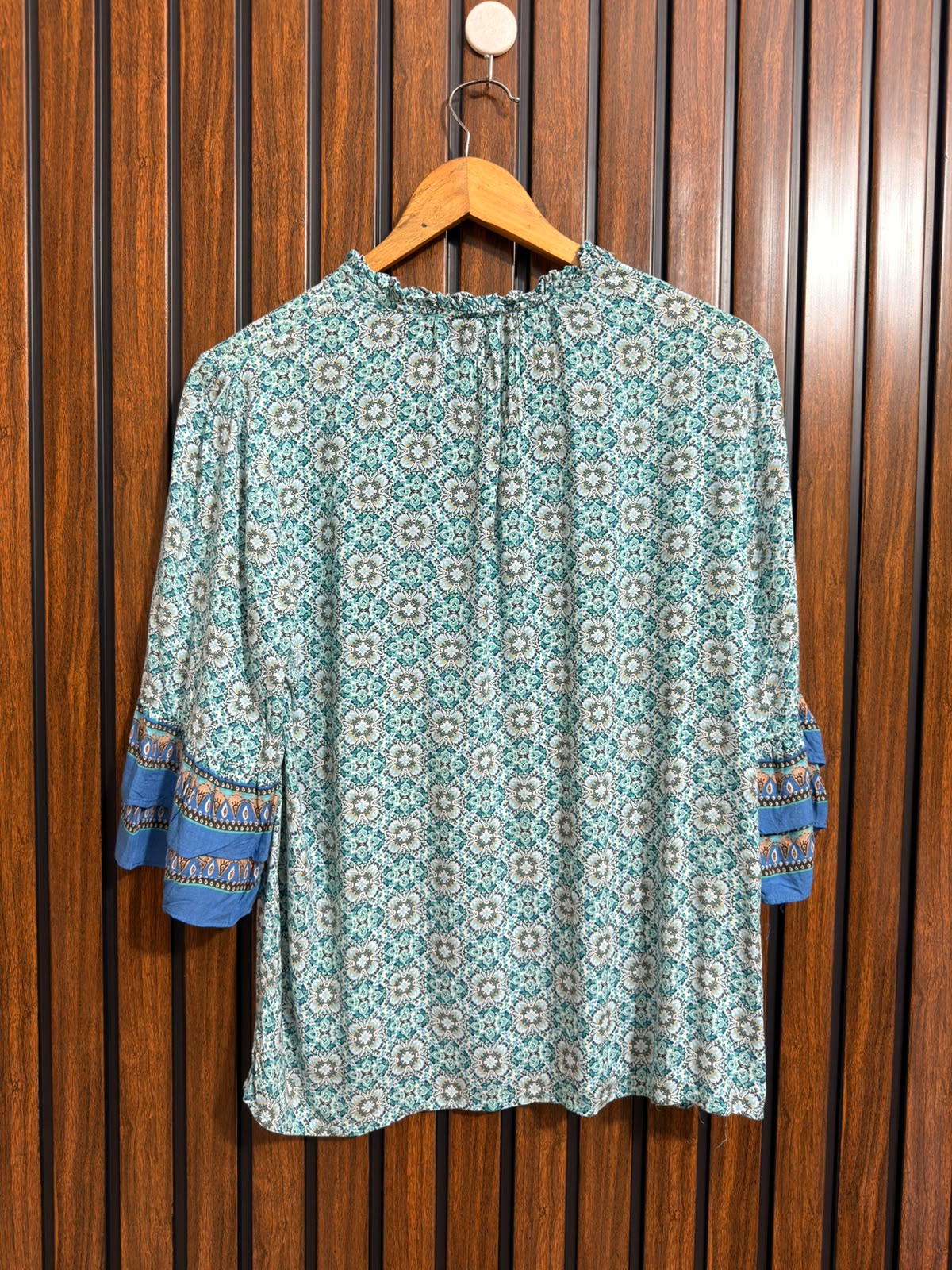 Chest 19  Lenght 24  Fabric linen Western Top for Women