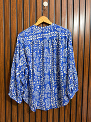 Chest small  baggy style  Lenght 27  Fabric cotton Womens Casual Full Sleeve Top