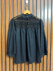 Chest 20  Lenght 24  Fabric cotton Western Ladies Wear Top