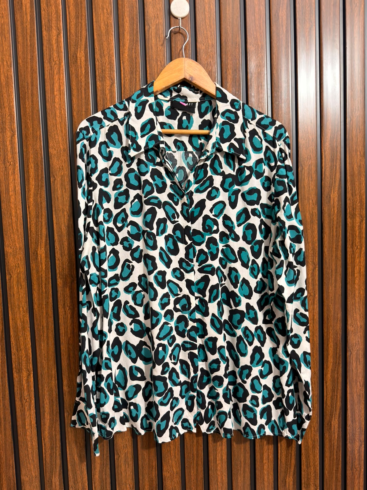 Chest 22  Lenght 27  Fabric linen Full Sleeve Ladies Top