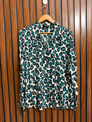 Chest 22  Lenght 27  Fabric linen Full Sleeve Ladies Top