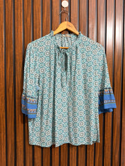 Chest 19  Lenght 24  Fabric linen Western Top for Women