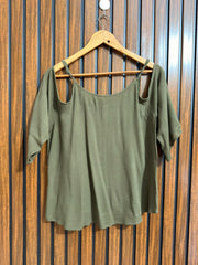 Chest 18  Lenght 22  Fabric rayon Western Womens Daily Top
