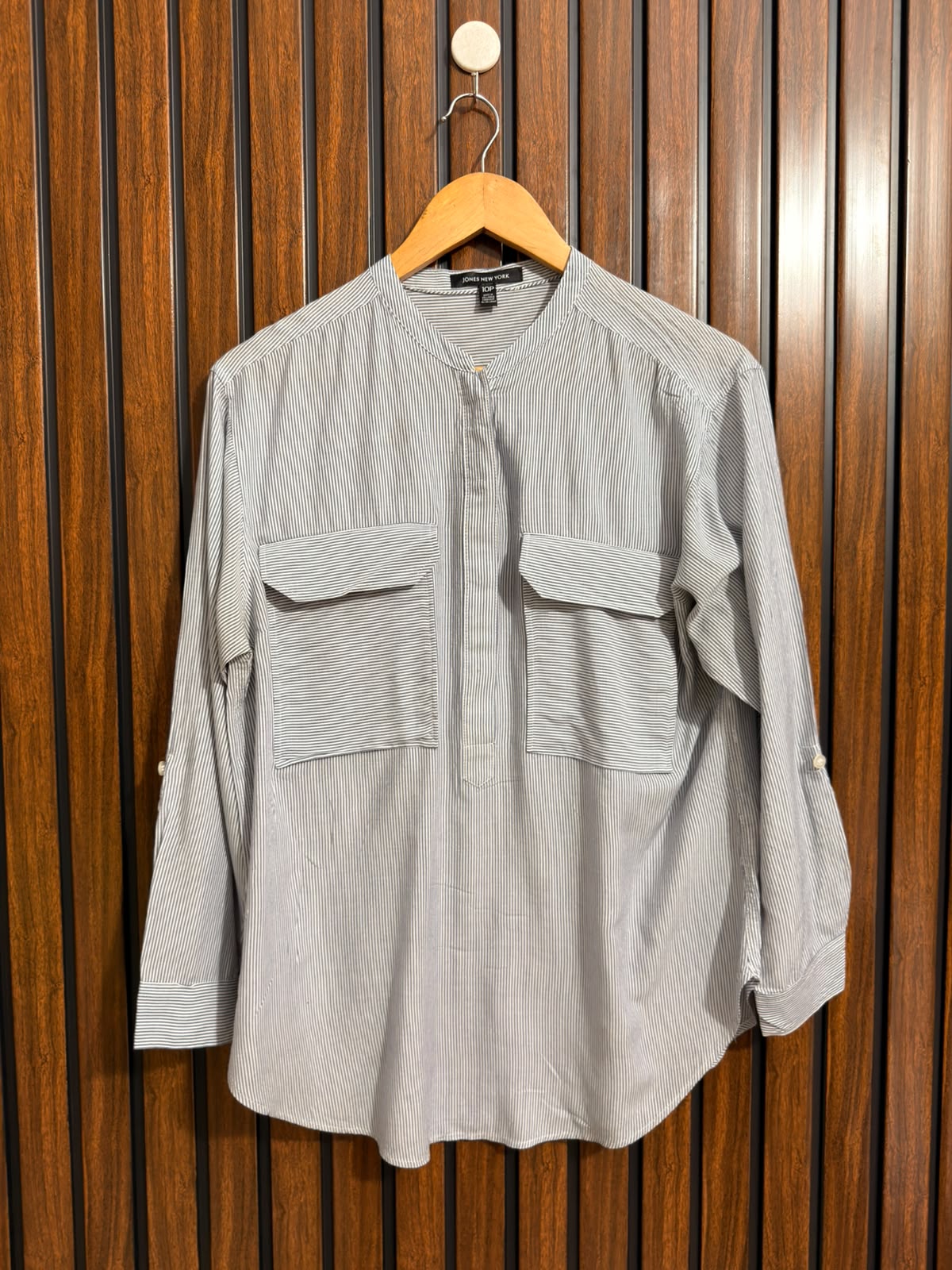 Chest 19  Lenght 27  Fabric linen Branded Full Sleeve Top