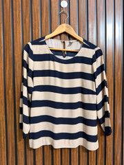 Chest 18  Lenght 22.5  Fabric Georgette Womens Branded Full Sleeve Top