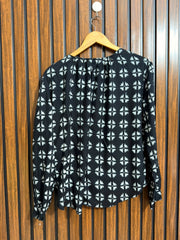 Chest 19  Lenght 21 to 24  Fabric linen Full Sleeve Top for Women