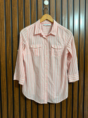 Chest 17  Lenght 24.5  Fabric linen Western Full Sleeve Tops