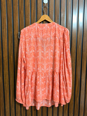Chest 22  Lenght 28  Fabric linen Western Womens Top