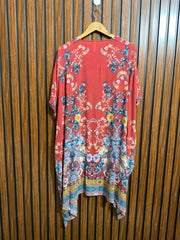 Chest small  Lenght 43  Fabric linen Trendy Half Sleeve Top
