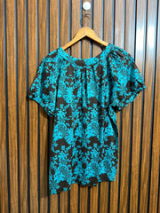 Chest 22  Lenght 27  Fabric cotton Womens Summer Half Sleeve Top