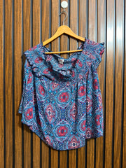 Chest 21  Lenght 22  Fabric rayon Womens Wear Half Sleeve Top