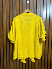 Chest 22  Lenght 26  Fabric Georgette Womens Daily Wear Half Sleeve Top