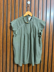 Chest 18  Lenght 24  Fabric Georgette Womens Everyday Half Sleeve Top