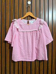 Chest 17  Lenght 20  Fabric cotton Branded Wear Half Sleeve Top