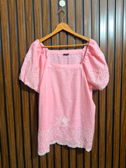 Chest 21  Lenght 27  Fabric cotton Casual Half Sleeve Top