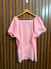 Chest 21  Lenght 27  Fabric cotton Casual Half Sleeve Top