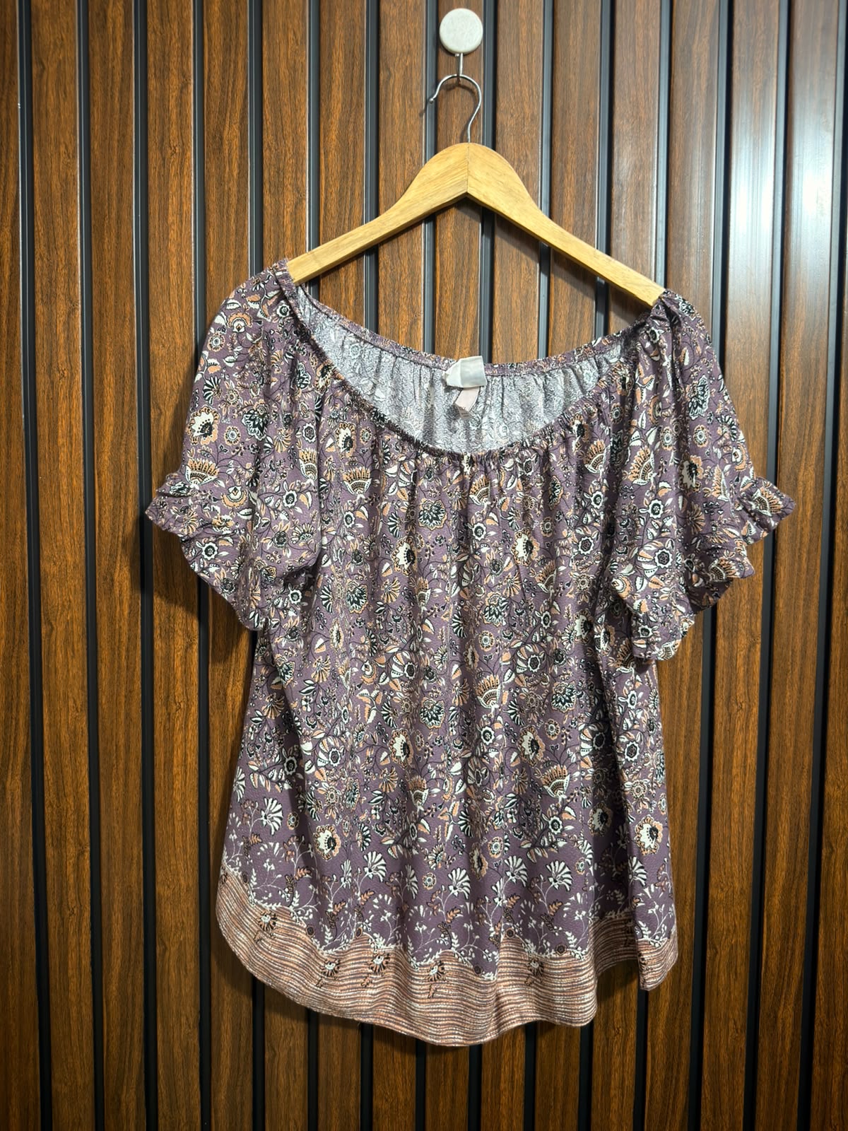 Chest 22  Lenght 22  Fabric linen Ladies Casual Half Sleeve Top