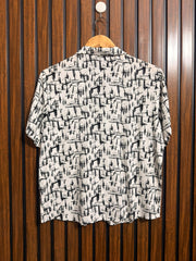 Chest 19  Lenght 24  Fabric linen Womens Half Sleeve Topd