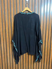 Chest small  baggy style  Lenght 27  Fabric cotton Western Casual Half Sleeve Top