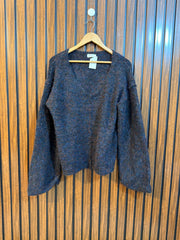 Chest 21  baggy style  Lenght 25 Rabbit Wool Sweater for Womens