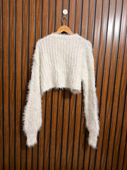 Chest small  baggy syle  Lenght 17 Western Womens Rabbit Wool Sweater
