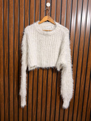 Chest small  baggy syle  Lenght 17 Western Womens Rabbit Wool Sweater