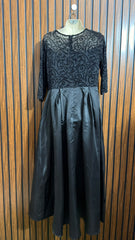 Chest 20  Lenght 48  Fabric net and silk Womens Maxi Dress