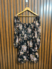Chest large  Lenght 33  Fabric chiffon Ladies Western Long Top