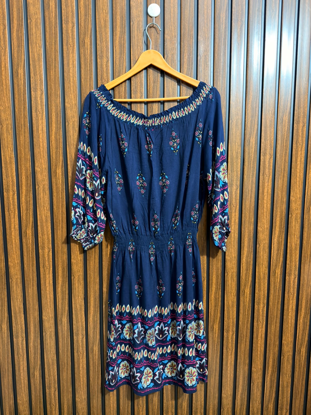 Chest 21  Lenght 39  Fabric linen Western Womens Long Top Wear