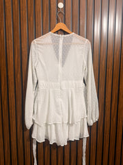 Chest 16  Lenght 29  Fabric chiffon Western Womens Long Top