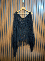 Western Branded Poncho Style