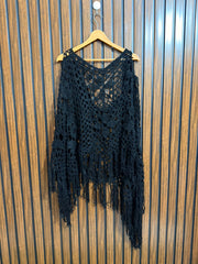 Western Branded Poncho Style