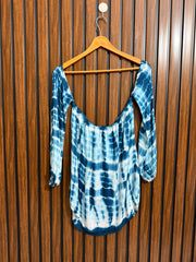 Chest small  Lenght 21  Fabric linen Branded Ladies Full Sleeves Top
