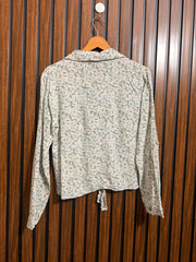 Chest 18  Lenght 19  Fabric linen Branded Womens Sleeve Top
