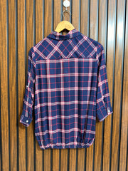 Chest 18  Lenght 23  Fabric linen Western Womens Sleeve Wear