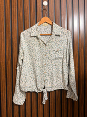 Chest 18  Lenght 19  Fabric linen Branded Womens Sleeve Top