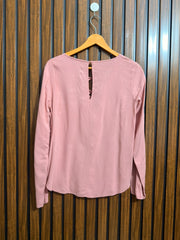 Chest 17  Lenght 24  Fabric linen Womens Full Sleeve Top