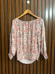 Chest 20  Lenght 22  Fabric linen Western Full Sleeves Top