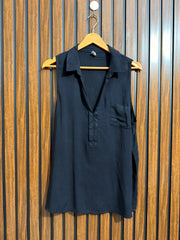 Chest 20  Lenght 26  Fabric linen Western Sleeveless Top