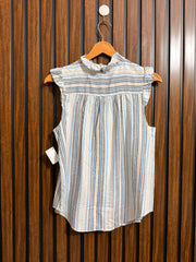 Chest 19  Lenght 22.5  Fabric rayon Ladies Branded Sleeveless Top