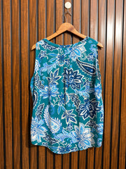 Chest 22  Lenght 25  Fabric linen Branded Womens Sleeveless Wear