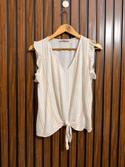 Chest 19   Lenght 21  Fabric rayon Womens Branded Sleeveless Top