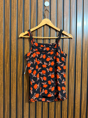 Chest 15  Lenght 21  Fabric Georgette Womens Branded Sleeveless Tops