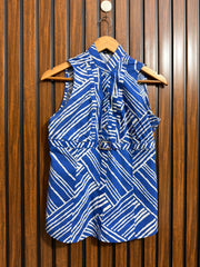 Chest 17  Lenght 23  Fabric cotton Womens Western Sleeveless Top