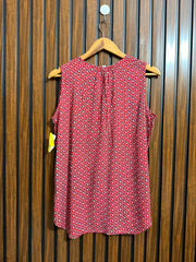 Chest 19   Lenght 26  Fabric linen Western Branded Sleeveless Top