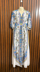 Chest 18  Lenght 53  Fabric chiffon Western Long Maxi Wear