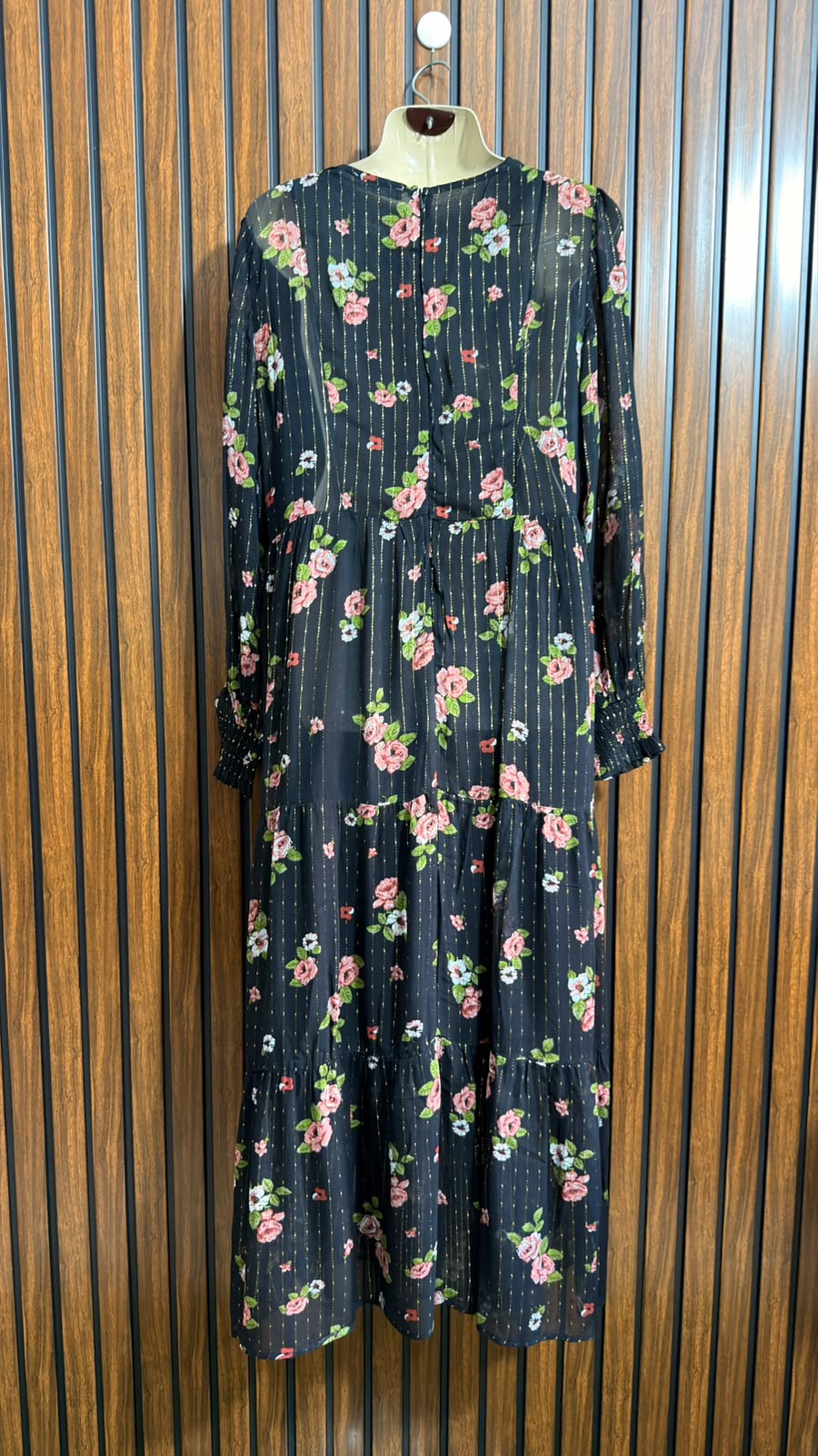 Chest 19  Lenght 52  Fabric chiffon Womens Long Maxi Dress