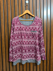 Chest 21  Lenght 26 Western Classic Winter Top
