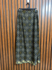 Waist 30  Lenght 38  Fabric silk Western Skirts