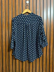 Chest 20  Lenght 26  Fabric chiffon Western Branded Womens Full Sleeve Top